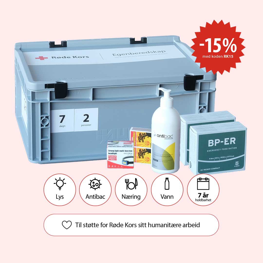 Bilde av egenberedskapspakken