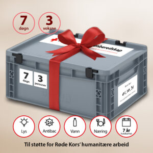 Egenberedskapspakke for 7 dager og 3 personer