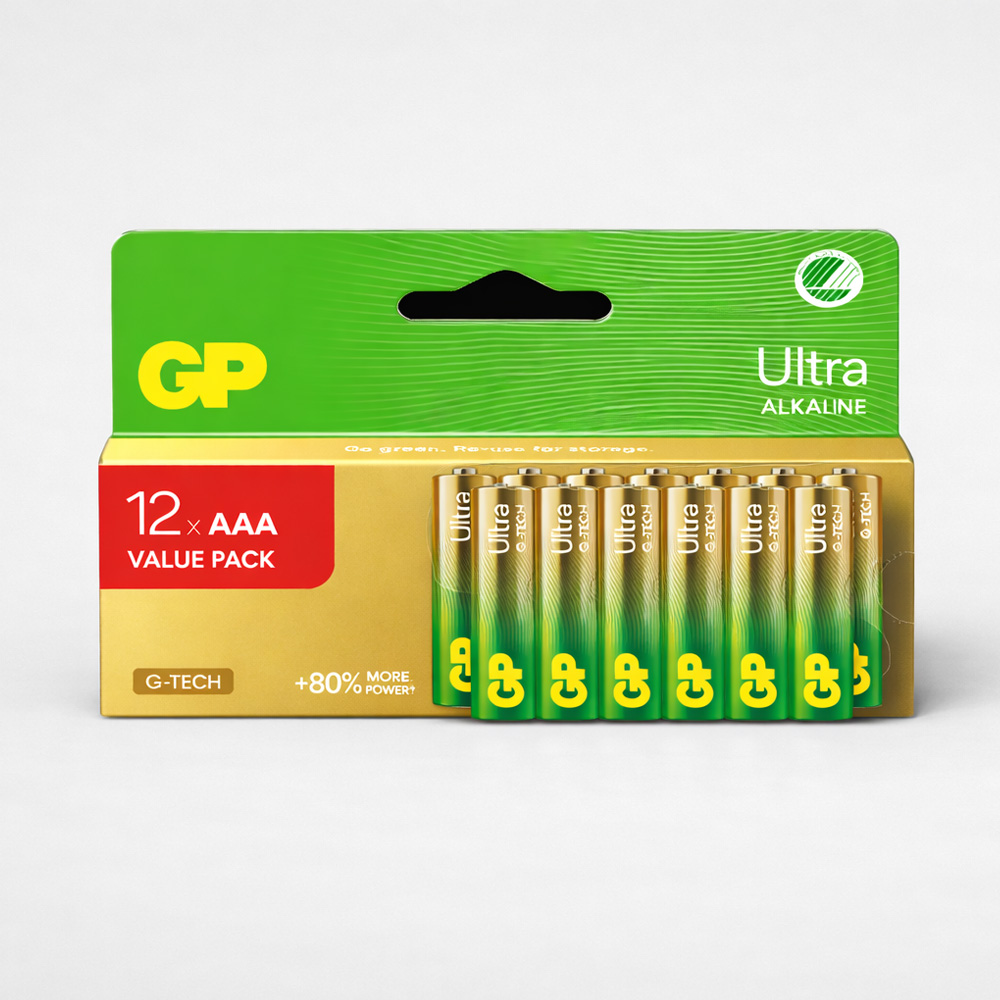 Batterier AAA 12-pak